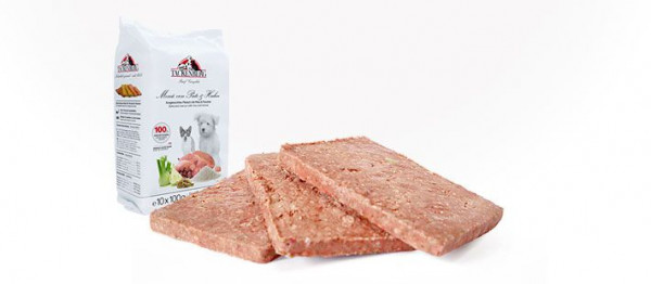 Barf Menüscheiben Pute und Huhn - 10x100g