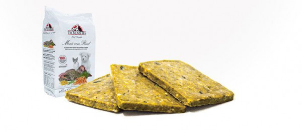 Barf Menüscheiben vom Rind mit Karotten - 10x100g