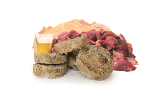 Taler vom Rind & Huhn mit Hanföl