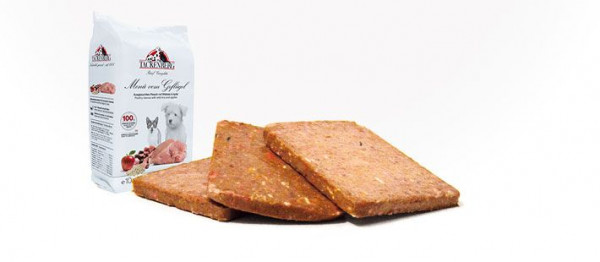 Barf Menüscheiben vom Geflügel mit Apfel - 10x100g