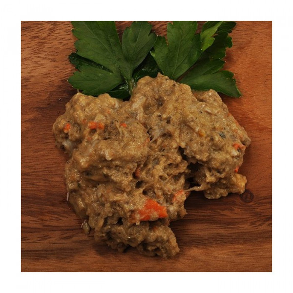 Barf-Menü mit Lachs und Lamm (Menü 2)